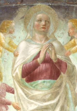 Basilica di Sant'Eustorgio - Fresco depicting the Assumption of the Virgin Mary