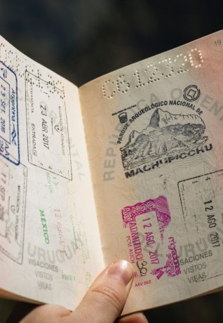 Passport with entry stamps Ph.:Agus Dietrich_Unsplash