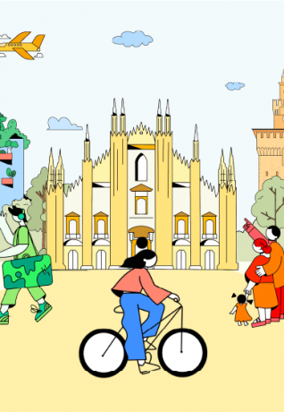 Moving around Milano