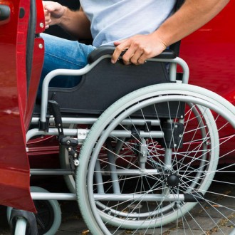 Rental of adapted cars