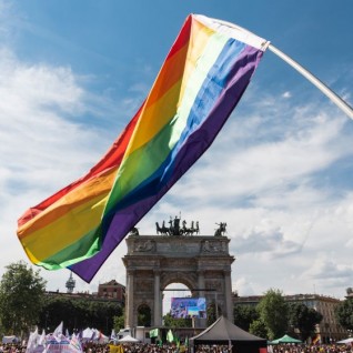 Un momento del Pride Milano 2022. Foto di Roberta Gianfrancesco 