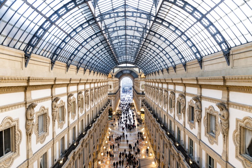 Galleria Vittorio Emanuele II. Pic. Paolo Marchesi - @dearmilano_it
